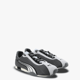 Grey sneakers, side view
