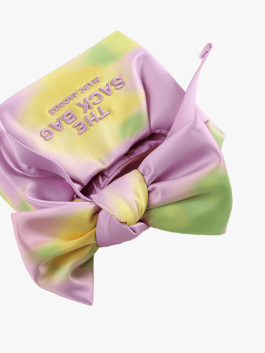 Purple bag, front view