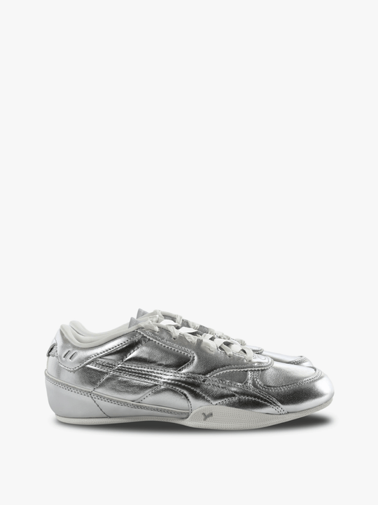 Grey shoes, front view