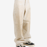 Tan jeans, full body view