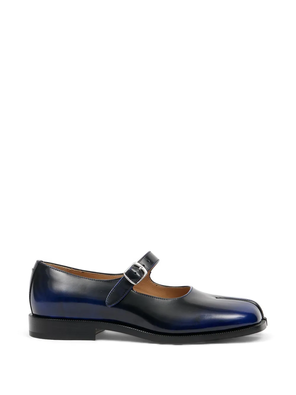 Black derbys, front view