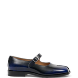 Black derbys, front view