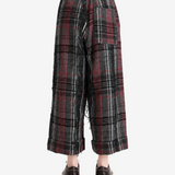 Y'S - Women  O-Front Tuck Turn-Up Pant