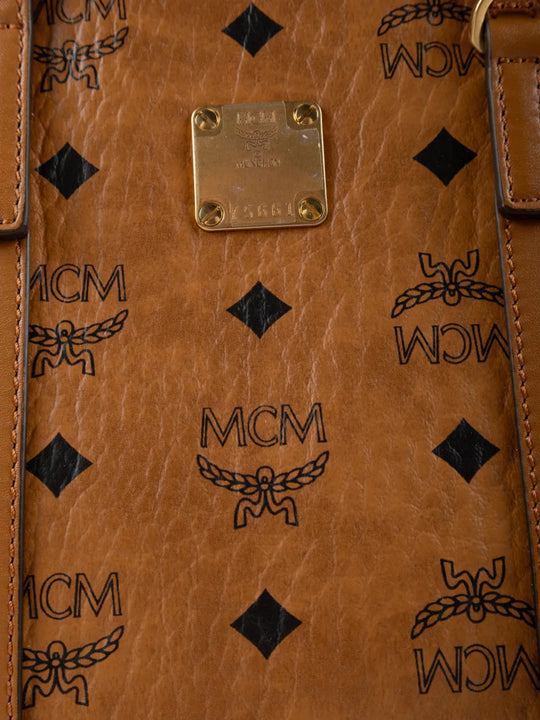 Tan bag, front view