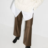 Black boot, full body view