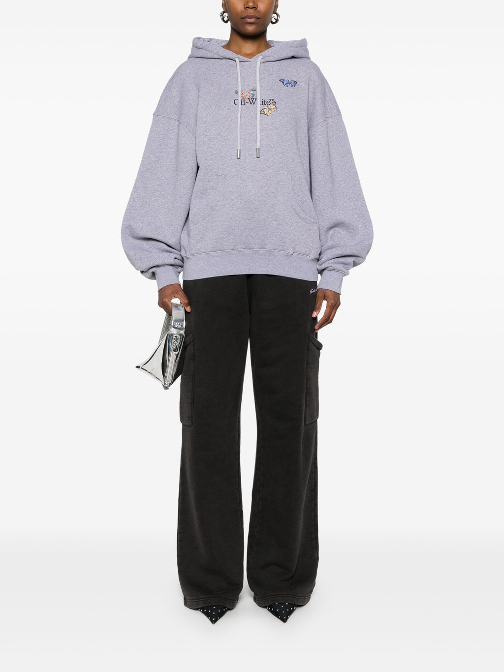 OFF WHITE - Women Bookish New Cargo Sweatpant