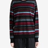 Black knitwear, full body view