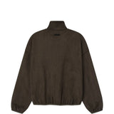 Brown jacket, back view