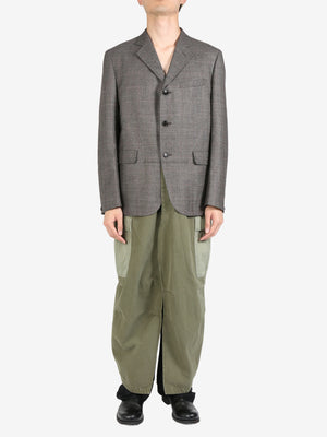 JUNYA WATANABE - Men Cotton Herringbone Garment Treated Coat