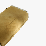 Tan bag, back view