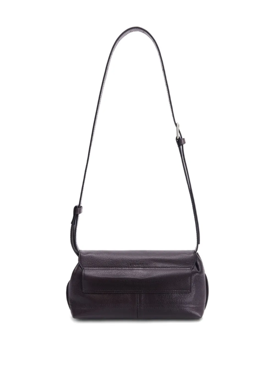 Purple bag, back view