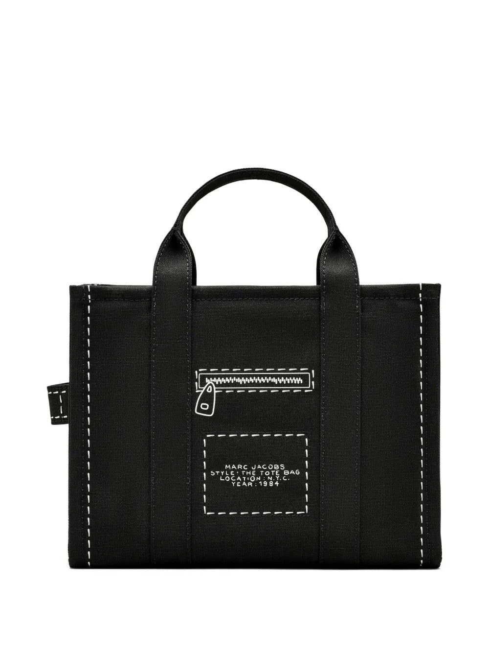 Black bag, back view