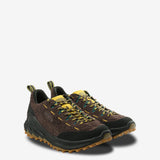 Brown sneakers, side view