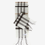 White scarf, front view