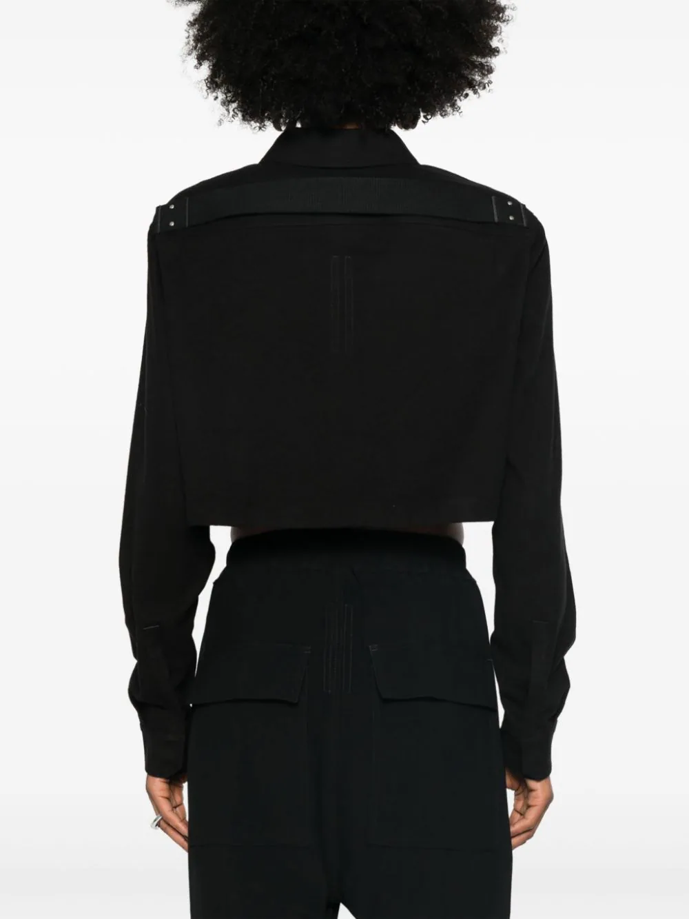 RICK OWENS - Women Cropped Outershirt