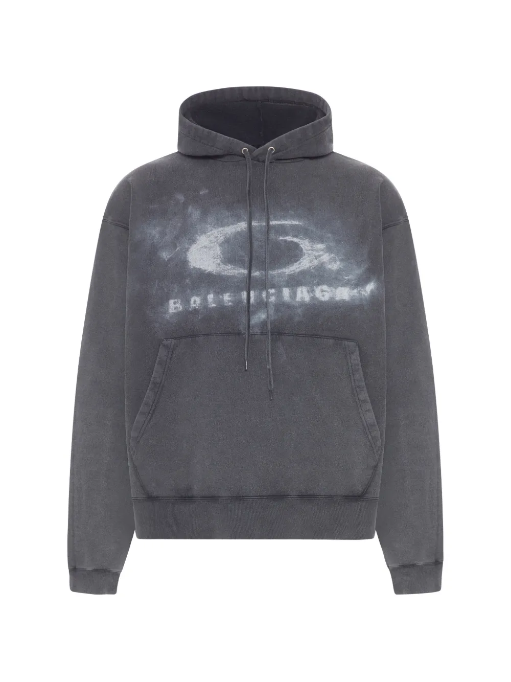 Grey sweats-hoodies, front view