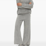 Grey sandals, full body view