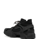 Black sneakers, side view