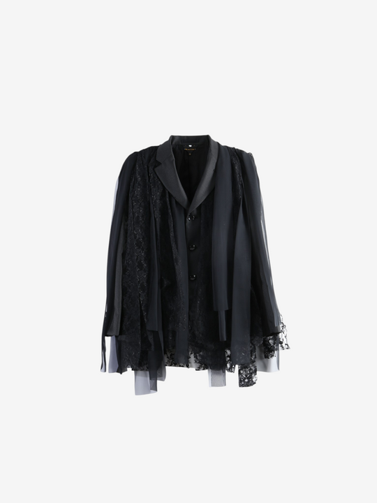 Black jacket, front view