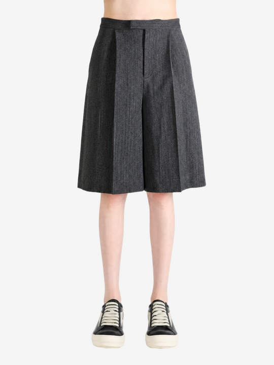 Grey pants, full body view