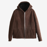 Brown jacket, front view