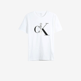 White t-shirt, front view