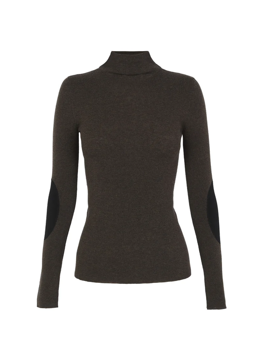 Brown jumper, front view