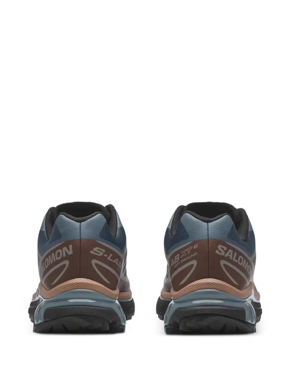 Grey shoes, back view