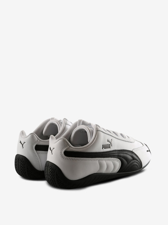 White sneakers, back view