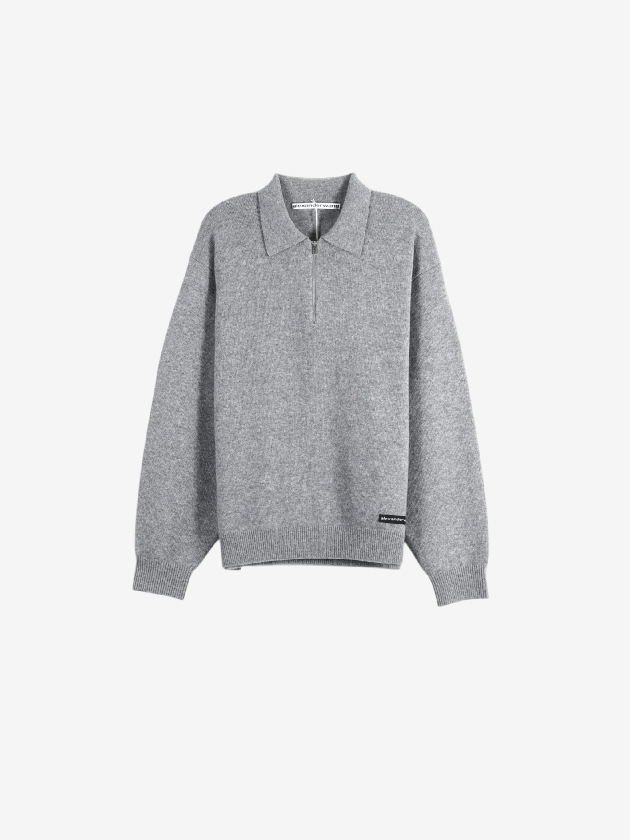 Grey top, front view
