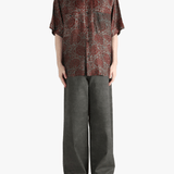 Grey shirt, full body view