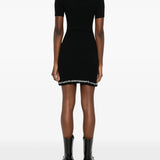 Black dress, full body view