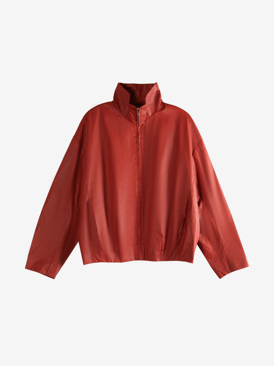 Red jackets, front view