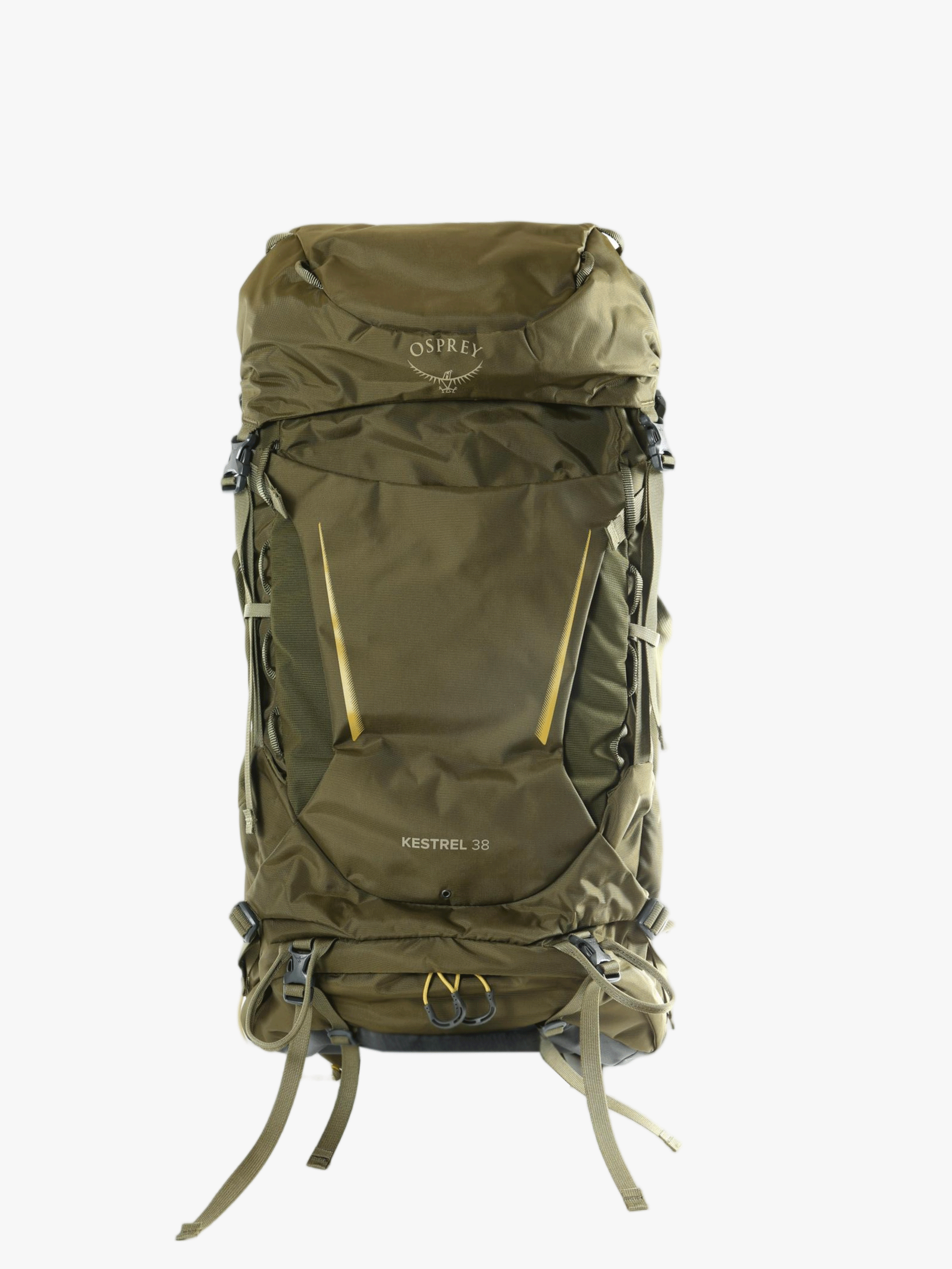 Green bag, front view