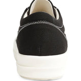 Black shoes, back view