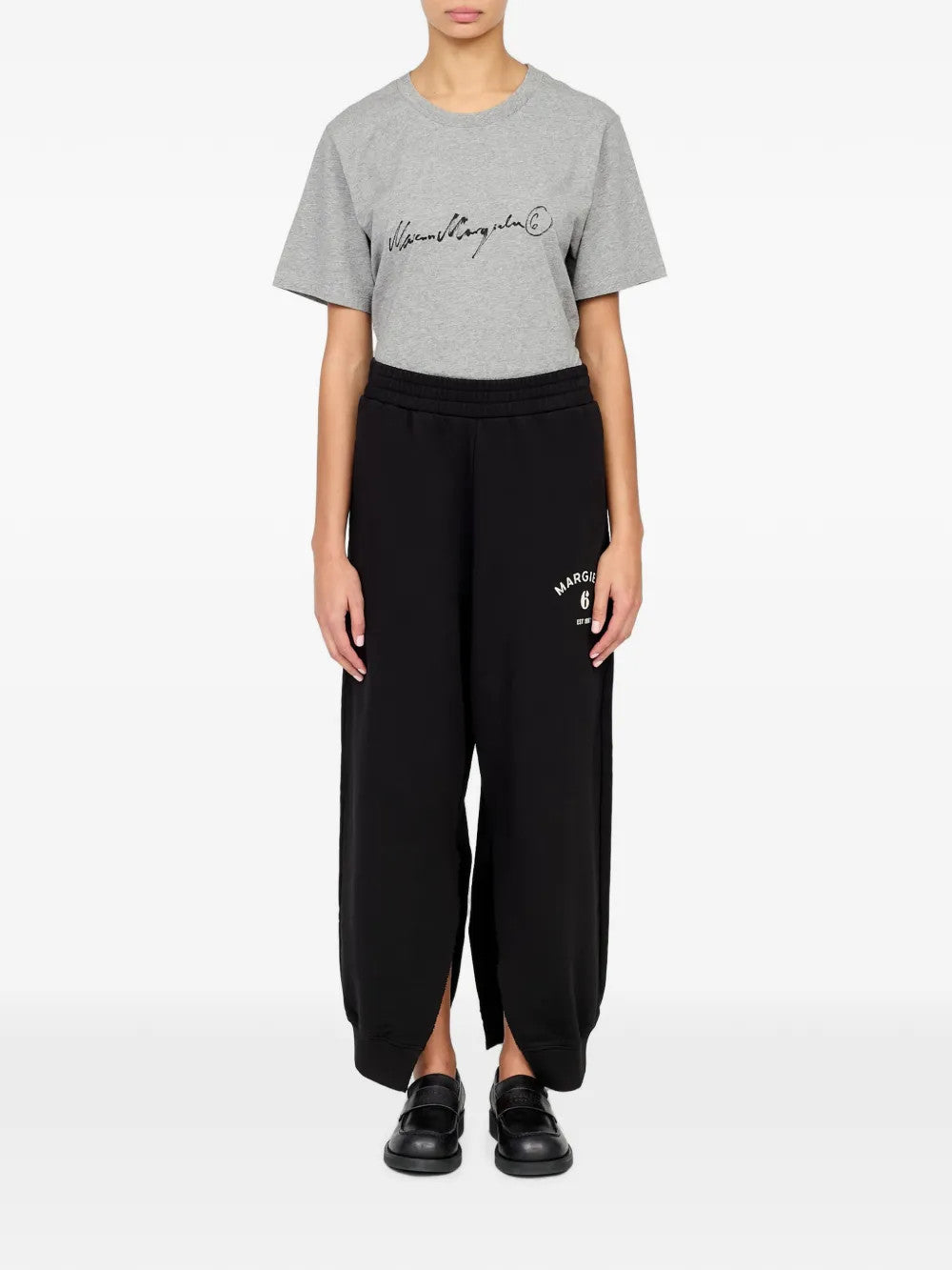 Black pants, full body view