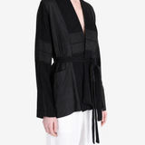 Black jacket, full body view