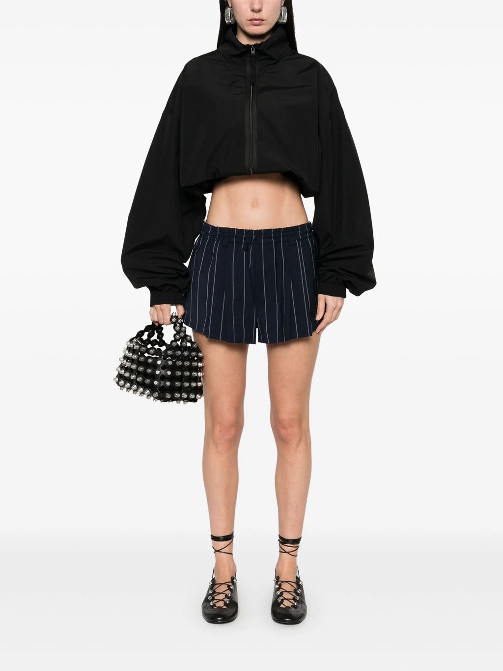 ALEXANDER WANG - Women  Pleated Mini Short