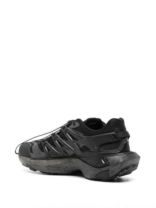 Black sneakers, side view