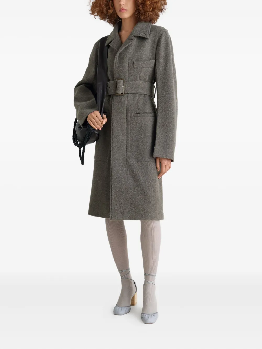 LEMAIRE - Women Belted Tailored Coat – Atelier New York LEMAIRE - Women Belted Tailored Coat – Atelier New York