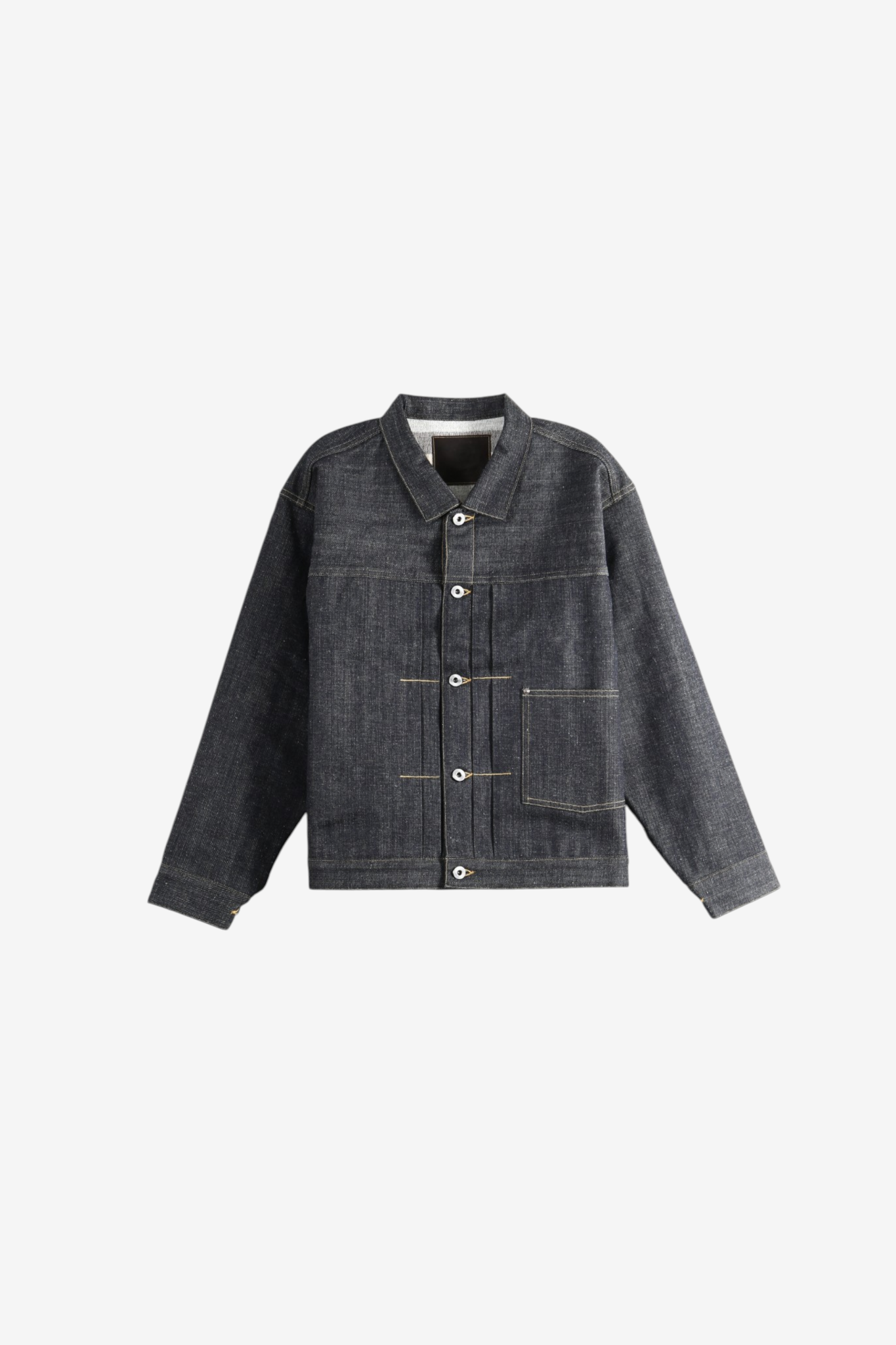 Black jacket, front view