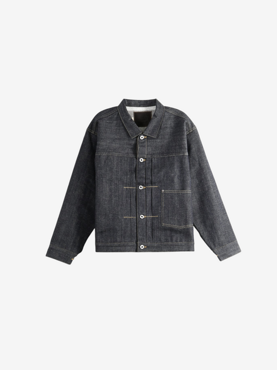 Black jacket, front view