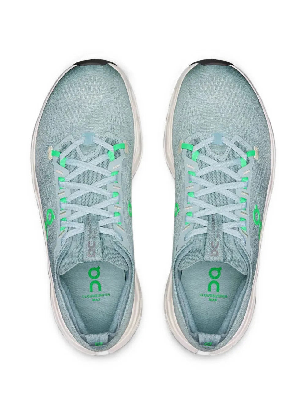 Grey shoes, front view