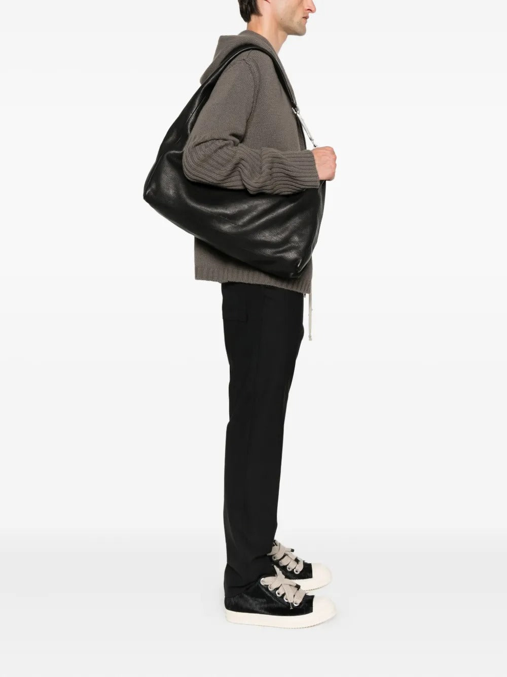 RICK OWENS - Unisex Cropped Gemini Bag – Atelier New York RICK OWENS - Unisex Cropped Gemini Bag – Atelier New York