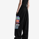 Black pants, full body view