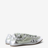 Green shoes, side view