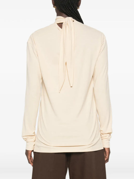 Tan top, full body view