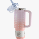 Pink product, front view