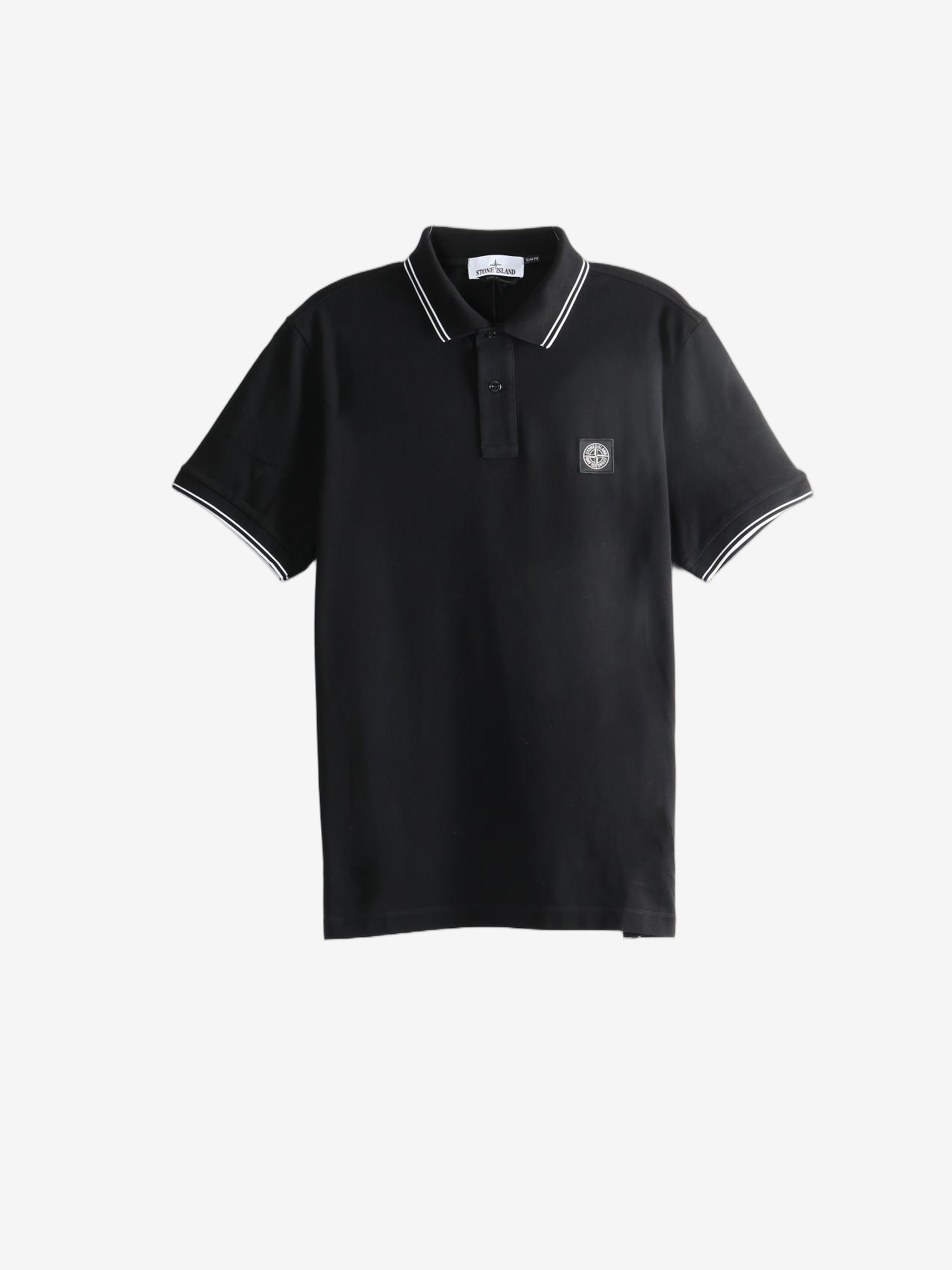 Black shirt, front view