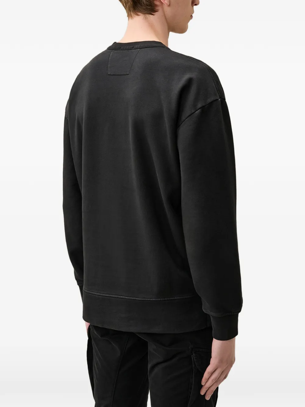 Black hoodie, full body view